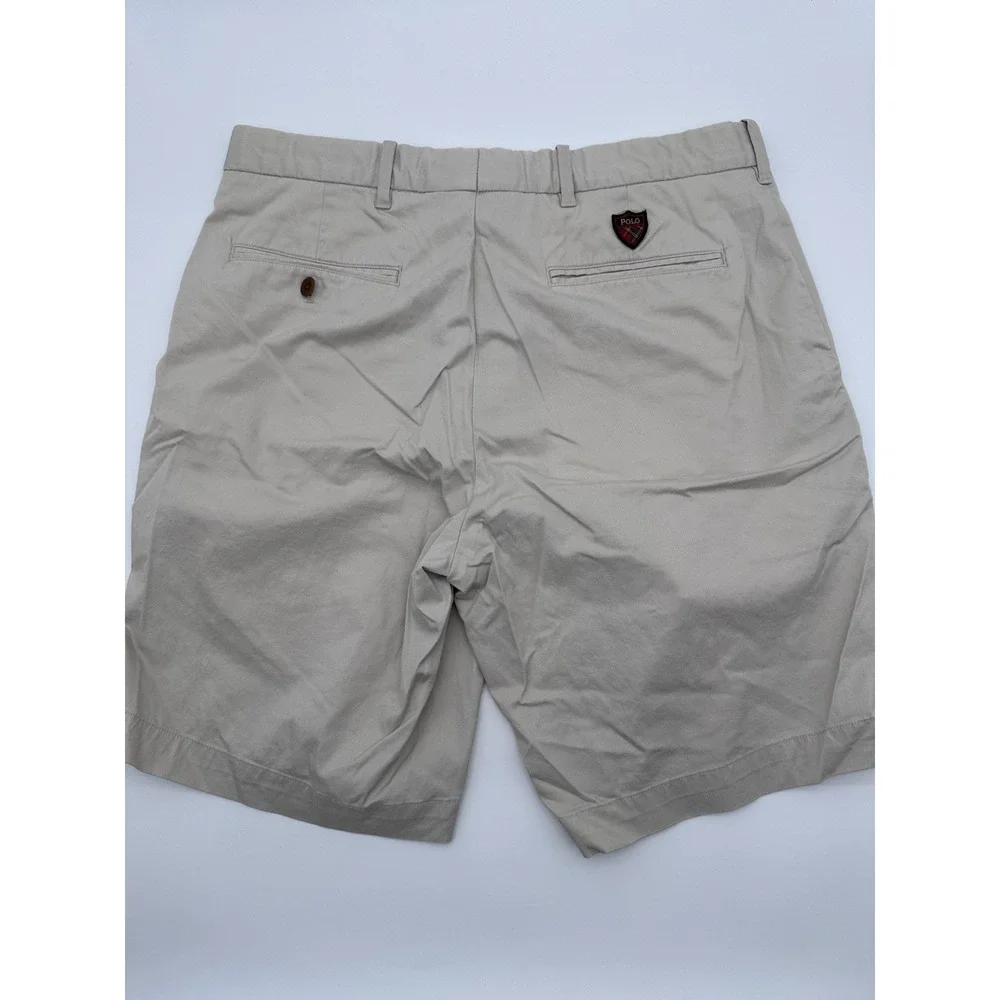 Polo Ralph Lauren Shorts Mens 32 Navy Cotton Twill Stretch Chino‎ Casual Golf